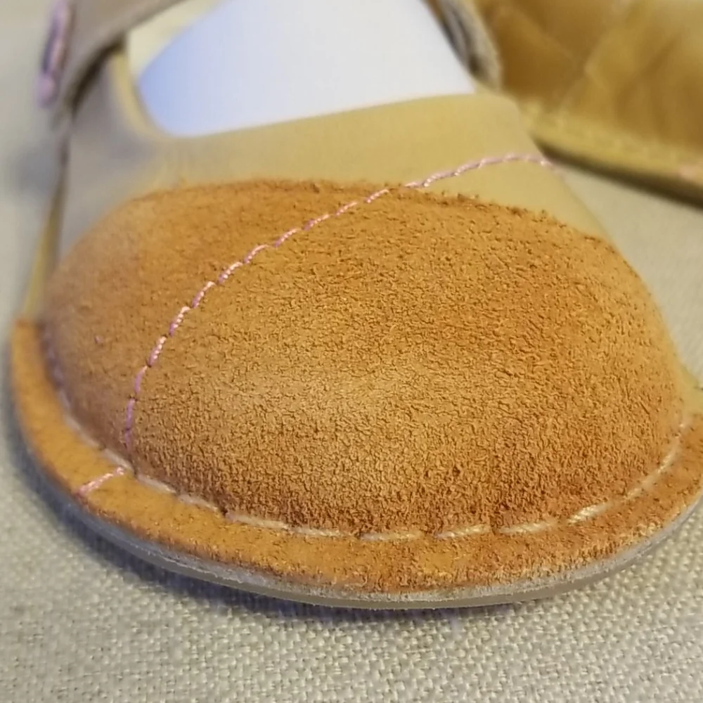 Pipit Toddler Jill Suede Shoes in Russet/Lt Caramel